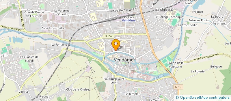 localisation de l'entreprise MADAME CORINNE ELISABETH LETOURNEAU  VENDOME