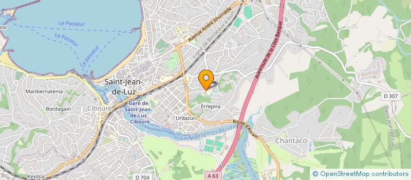 localisation de l'entreprise MADAME CORINNE ELISSALDE  SAINT-JEAN-DE-LUZ