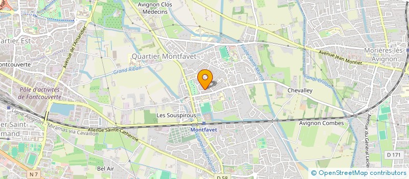 localisation de l'entreprise MADAME CORINNE ELMOSNINO  AVIGNON