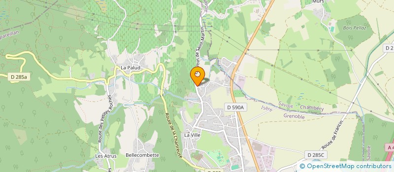 localisation de l'entreprise MADAME CORINNE EMERY  CHAPAREILLAN