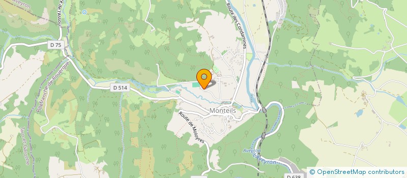 localisation de l'entreprise MADAME CORINNE ENJALBERT  MARTIEL