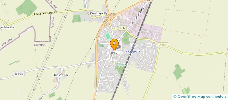 localisation de l'entreprise MADAME CORINNE EPONVILLE  ANGERVILLE