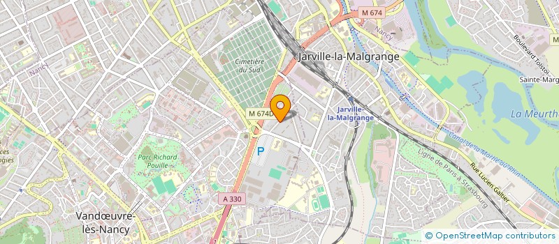 localisation de l'entreprise MADAME CORINNE ERARD  VANDUVRE-LES-NANCY