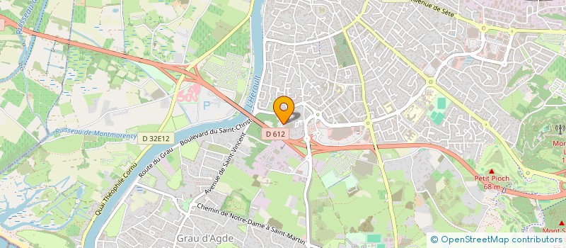 localisation de l'entreprise MADAME CORINNE ESCAMEZ  AGDE