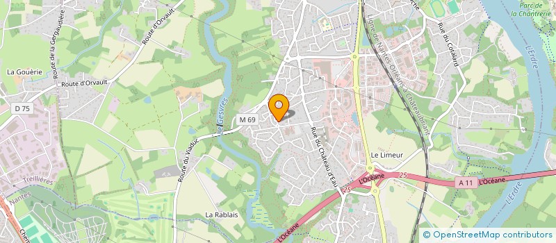 localisation de l'entreprise MADAME CORINNE ESNEAU  LA CHAPELLE-SUR-ERDRE