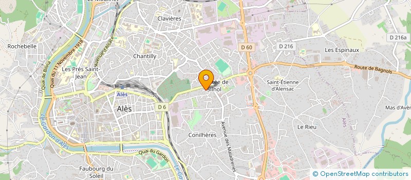 localisation de l'entreprise MADAME CORINNE ESTABLET  ALES