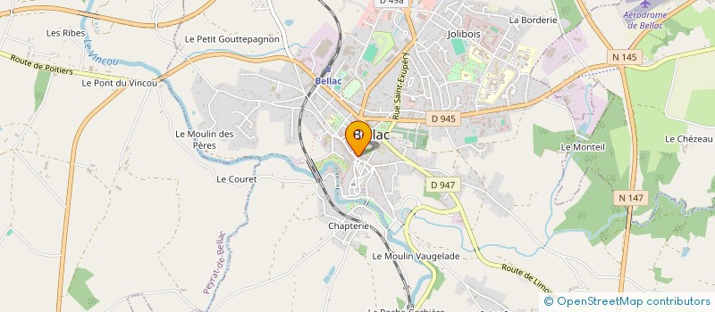localisation de l'entreprise MADAME CORINNE ESTARDIER à BELLAC