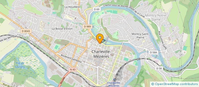 localisation de l'entreprise MADAME CORINNE FAISIEN  CHARLEVILLE-MEZIERES