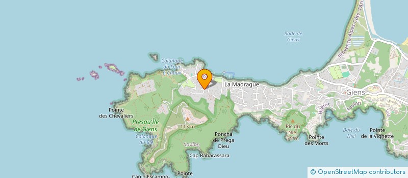 localisation de l'entreprise MADAME CORINNE FAROUD à HYERES