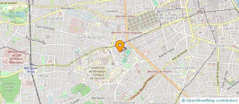 localisation de l'entreprise MADAME CORINNE FASSOLIS  BORDEAUX