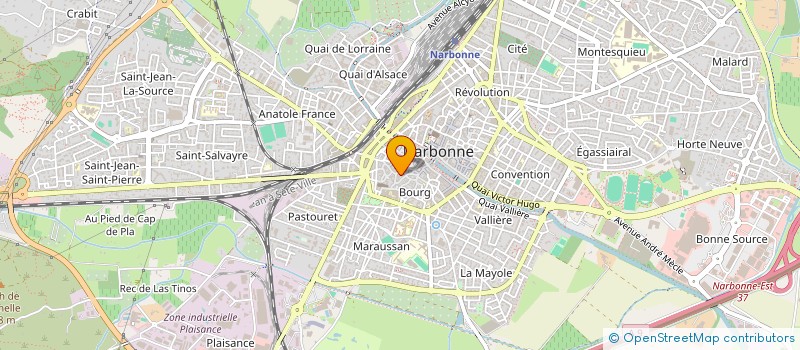 localisation de l'entreprise MADAME CORINNE FAUVEL  NARBONNE