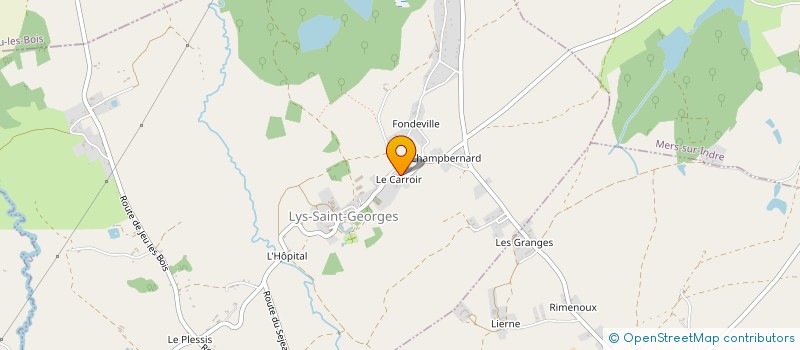 localisation de l'entreprise MADAME CORINNE FAUVET à SARZAY