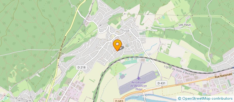 localisation de l'entreprise MADAME CORINNE FAVIER  THISE