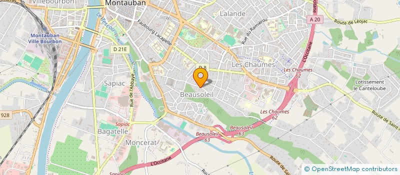 localisation de l'entreprise MADAME CORINNE FAYDIDE  MONTAUBAN