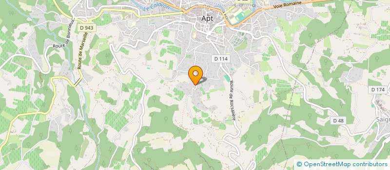 localisation de l'entreprise MADAME CORINNE FEDELE  APT