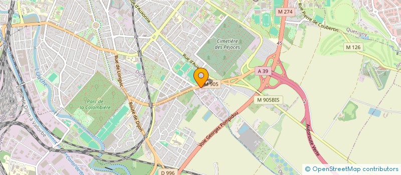 localisation de l'entreprise MADAME CORINNE FERNANDEZ VIEJO  DIJON