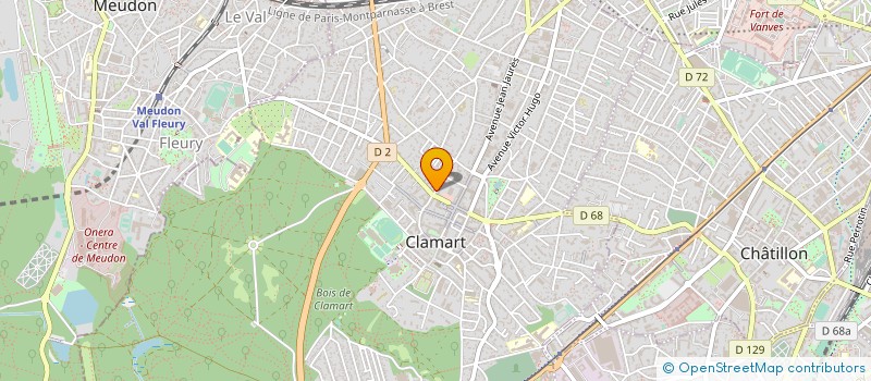 localisation de l'entreprise MADAME CORINNE FERRANDIS à CLAMART