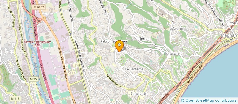 localisation de l'entreprise MADAME CORINNE FERRARI à NICE
