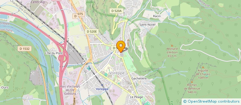 localisation de l'entreprise MADAME CORINNE FERRIER  VOREPPE