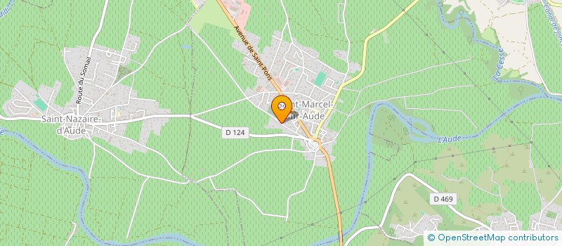 localisation de l'entreprise MADAME CORINNE FERRIER  SAINT-MARCEL-SUR-AUDE