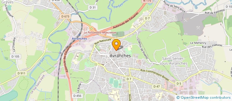 localisation de l'entreprise MADAME CORINNE FEVRIER à AVRANCHES