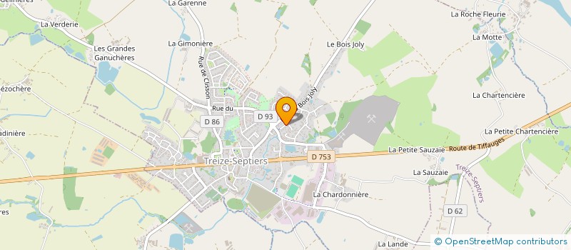 localisation de l'entreprise MADAME CORINNE FILLIAS à MONTAIGU-VENDEE