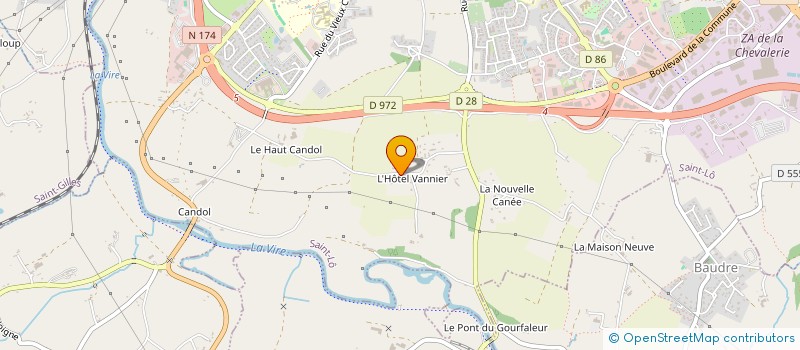 localisation de l'entreprise MADAME CORINNE FINDELING  SAINT-LO