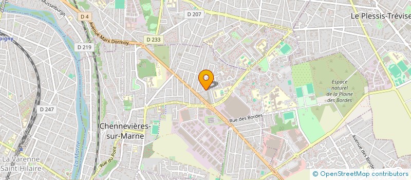 localisation de l'entreprise MADAME CORINNE FINKELSTEIN à CHENNEVIERES-SUR-MARNE