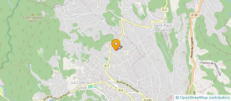 localisation de l'entreprise MADAME CORINNE FITOUSSI  LA COLLE-SUR-LOUP