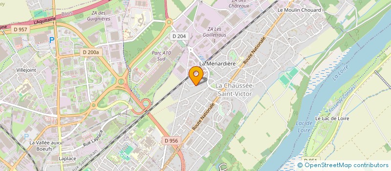 localisation de l'entreprise MADAME CORINNE FOMBERTEAU  LA CHAUSSEE-SAINT-VICTOR