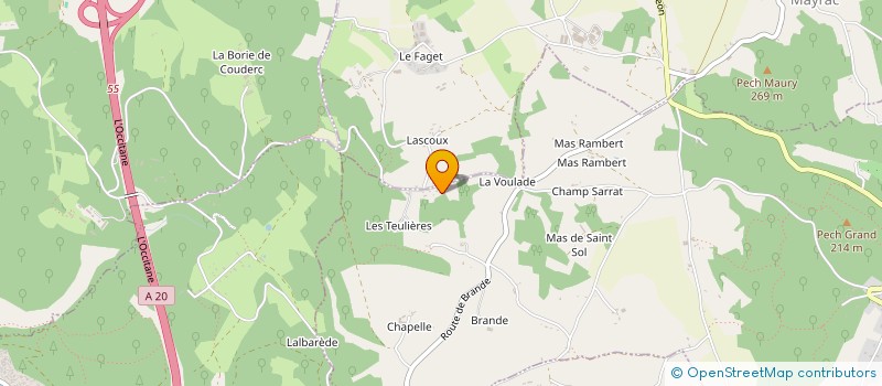 localisation de l'entreprise MADAME CORINNE FONTAN  SAINT-SOZY