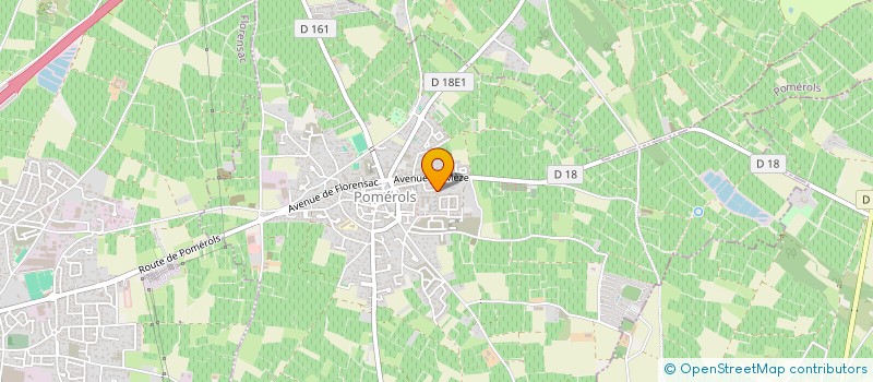 localisation de l'entreprise MADAME CORINNE FORESTIER  POMEROLS