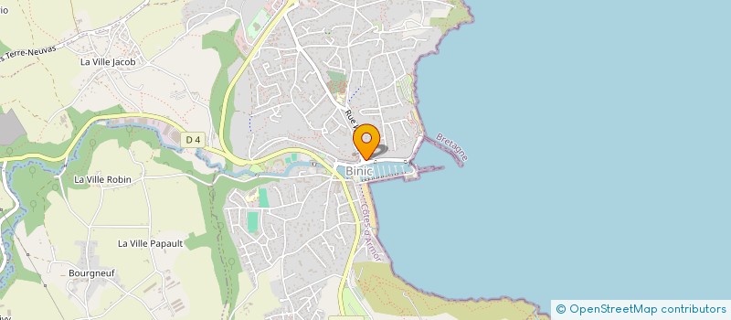 localisation de l'entreprise MADAME CORINNE FOUCAULT à BINIC-ETABLES-SUR-MER