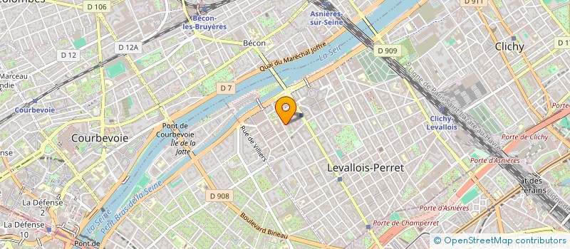 localisation de l'entreprise MADAME CORINNE FOUET à LEVALLOIS PERRET