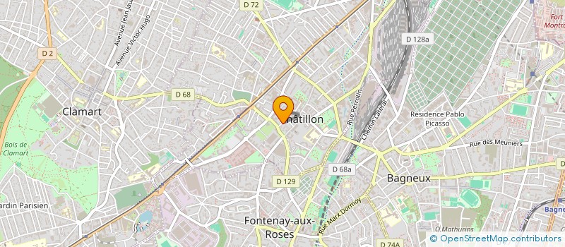localisation de l'entreprise MADAME CORINNE FRABOULET à CHATILLON