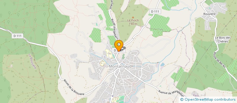 localisation de l'entreprise MADAME CORINNE FRAICHE  MONTARNAUD