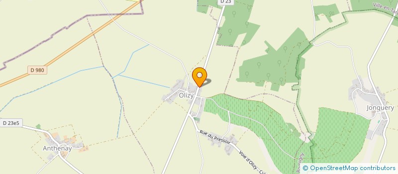 localisation de l'entreprise MADAME CORINNE FRANCOIS  OLIZY