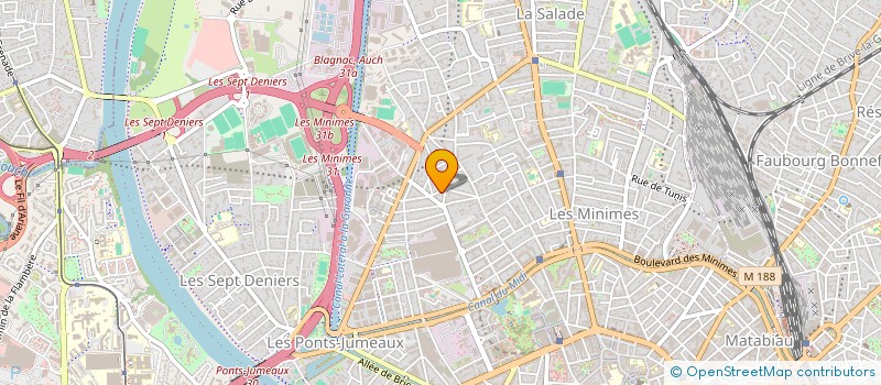 localisation de l'entreprise MADAME CORINNE FREGEAC à TOULOUSE