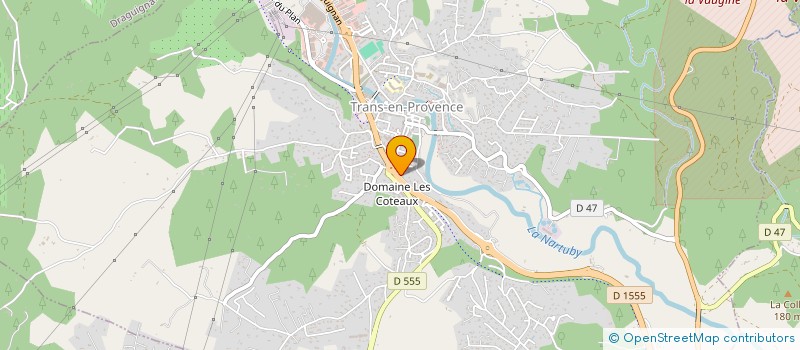 localisation de l'entreprise MADAME CORINNE FUENTES à TRANS-EN-PROVENCE