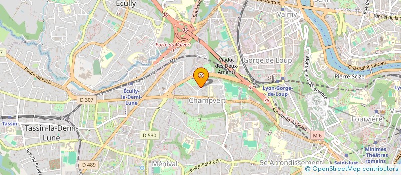 localisation de l'entreprise MADAME CORINNE GAILLARD à LYON