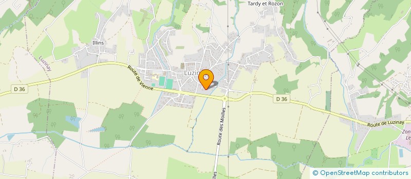 localisation de l'entreprise MADAME CORINNE GARCIA  LUZINAY