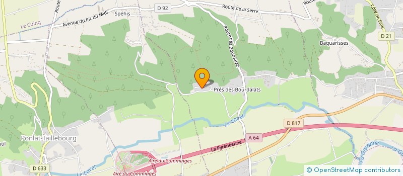 localisation de l'entreprise MADAME CORINNE GARCIA  BORDES-DE-RIVIERE