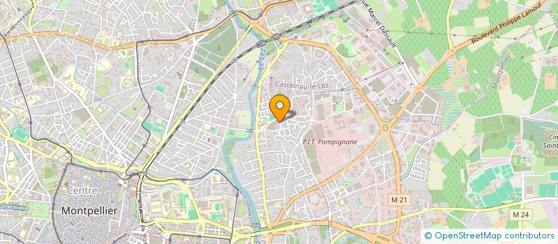 localisation de l'entreprise MADAME CORINNE GARCIA à MONTPELLIER