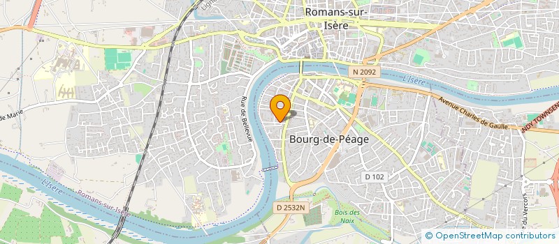 localisation de l'entreprise MADAME CORINNE GARCIA  BOURG-DE-PEAGE