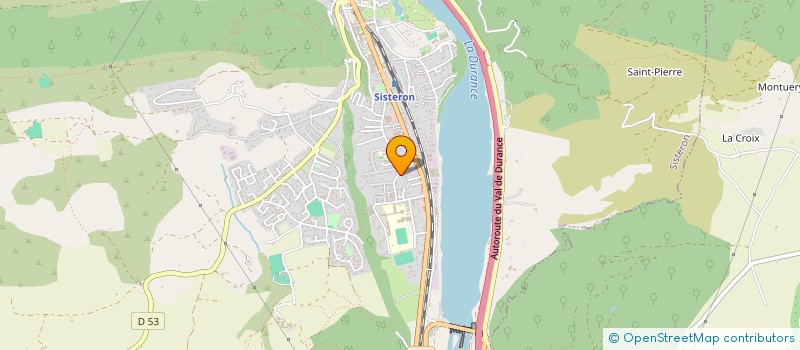 localisation de l'entreprise MADAME CORINNE GARCIA  SISTERON