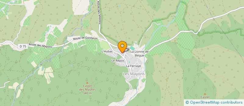 localisation de l'entreprise MADAME CORINNE GARD  LES MAYONS