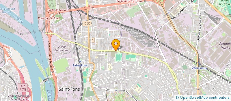 localisation de l'entreprise MADAME CORINNE GARDETTE  SAINT-FONS