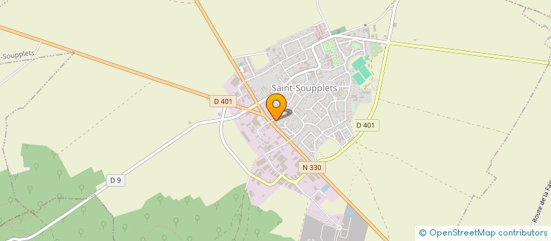 localisation de l'entreprise MADAME CORINNE GAROND à SAINT-SOUPPLETS