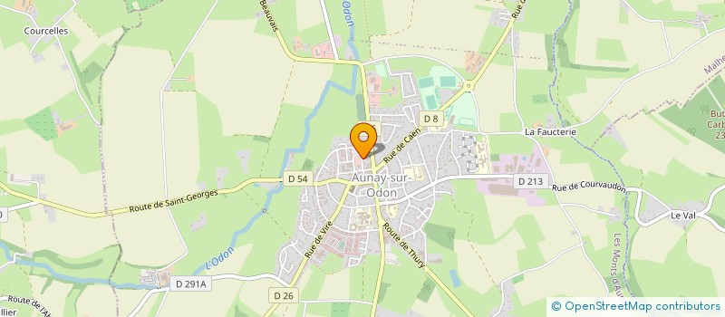 localisation de l'entreprise MADAME CORINNE GASS  LES MONTS D'AUNAY