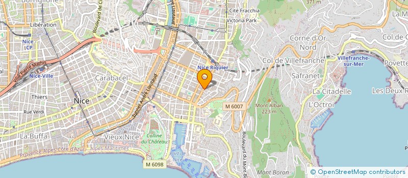 localisation de l'entreprise MADAME CORINNE GATTEFOSSE à NICE